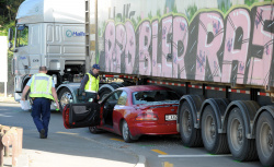 MVC - Car vs Truck Napier 2014