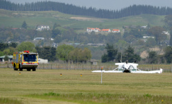 Light Plane Crash Napier Airport 2014