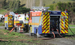 NZ Fire Service Training House Burn 2014